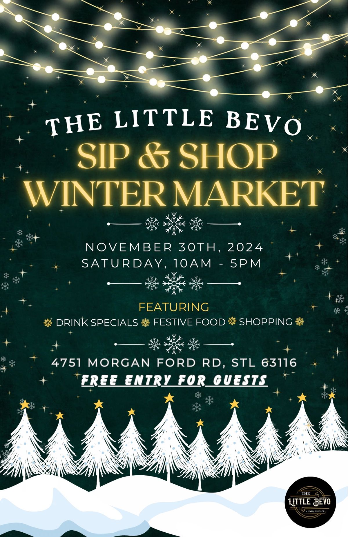 The Little Bevo Sip & Shop Winter Market