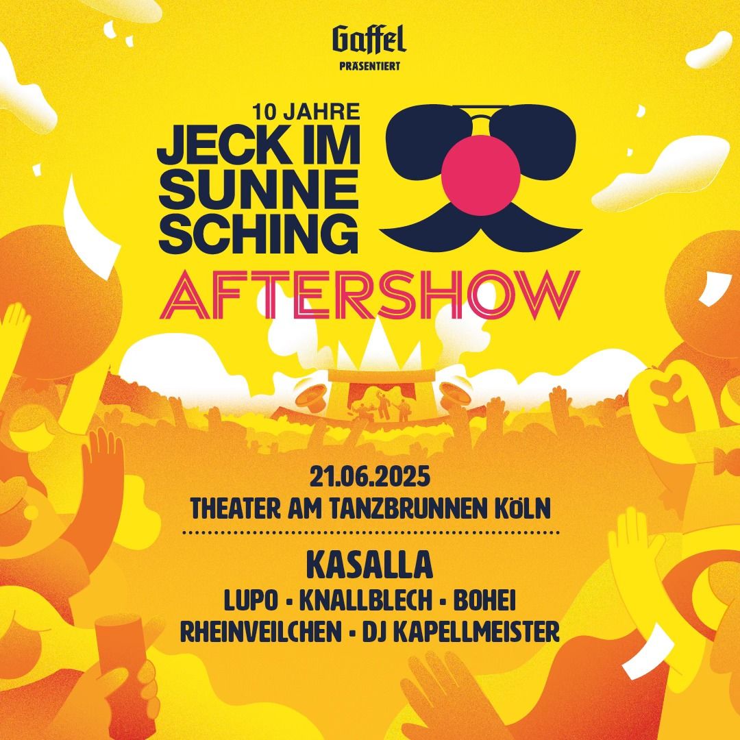 Jeck im Sunnesching 2025 - Die offizielle Aftershowparty in K\u00f6ln