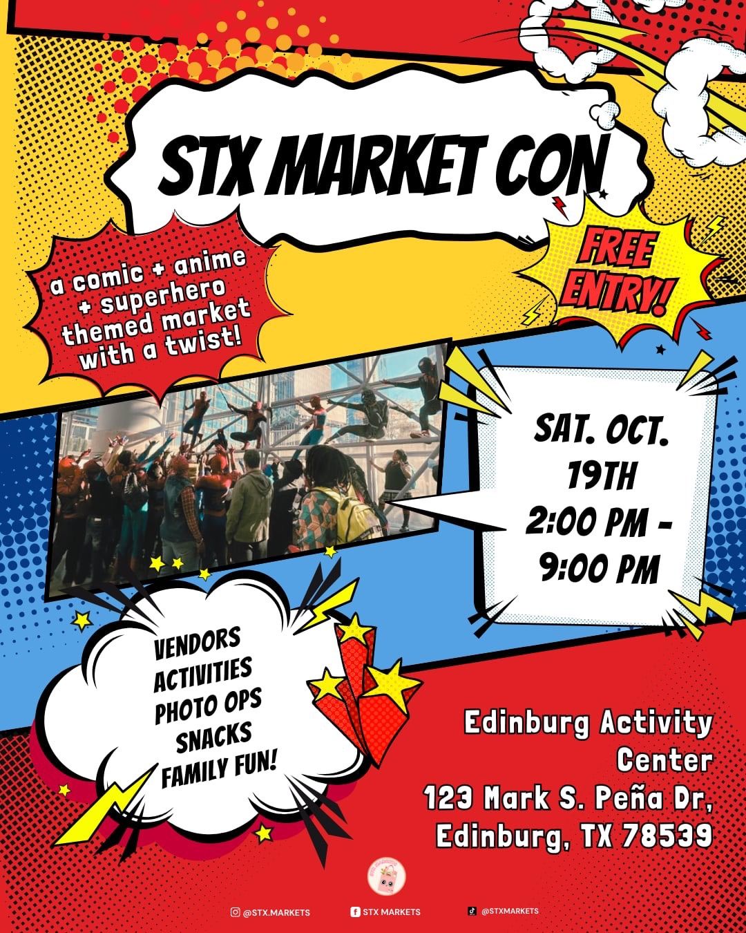 STX MarketCon - anime, superhero, Sanrio themed market! 