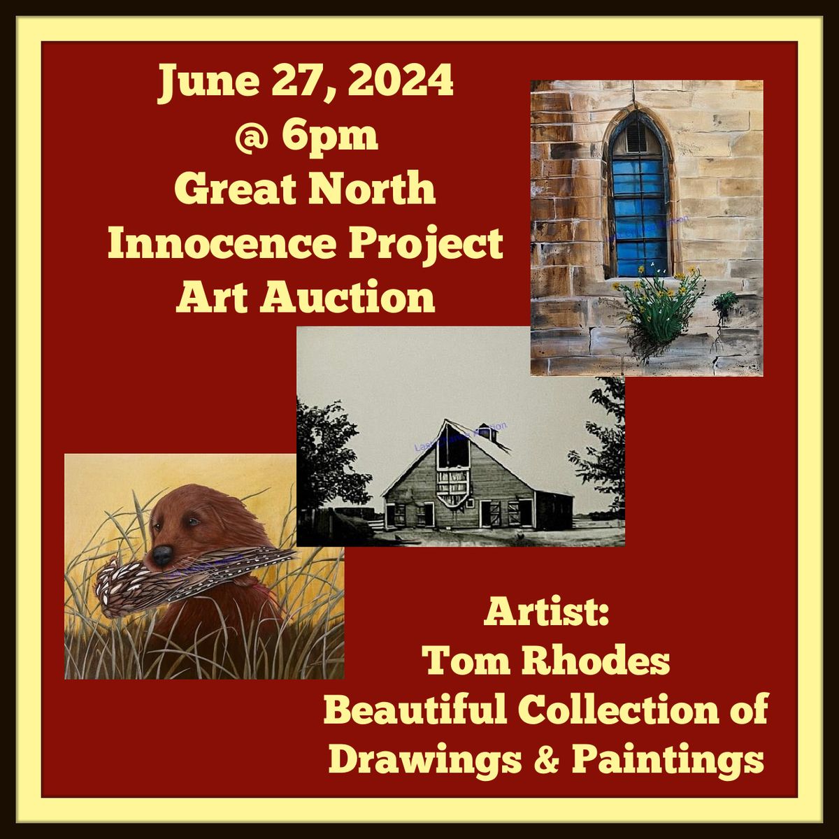 Great North Innocence Project Art Auction