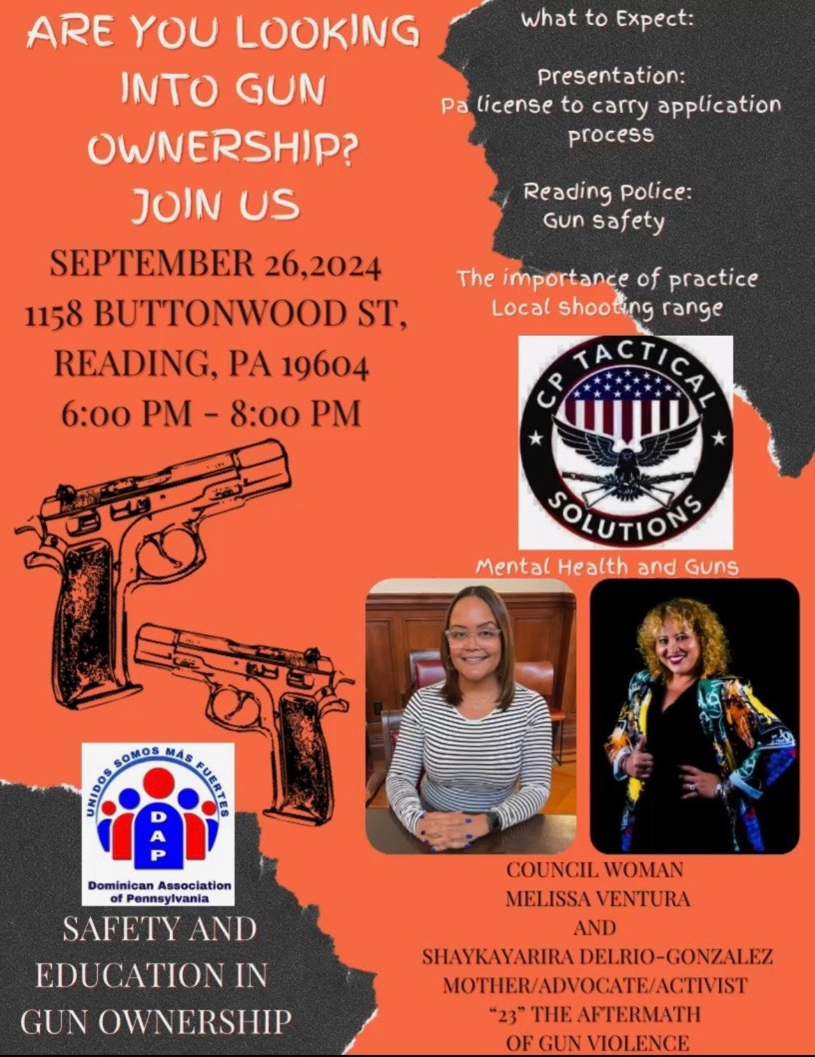 Firearm safety and education discussion 