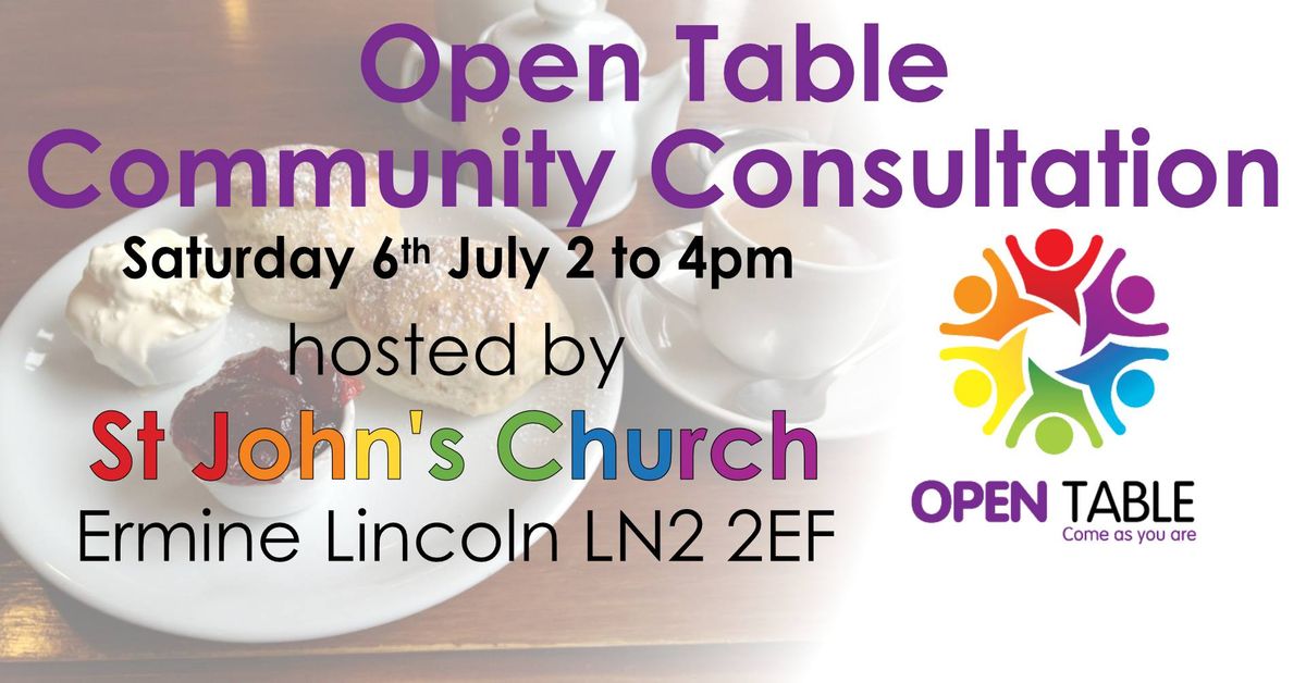 Open Table Network Lincoln - Community Consultation (prev Launch Event)