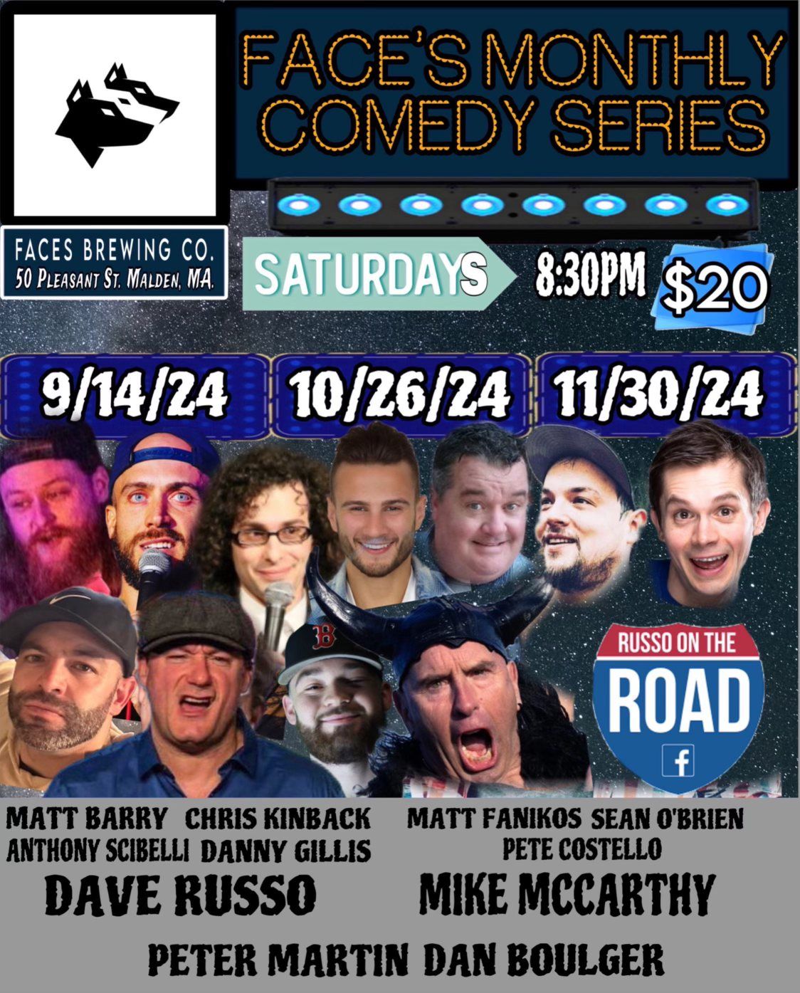 Comedy Night w\/ Peter Martin, Dan Boulger, Dave Russo, Doug Guertin, & Alvin David