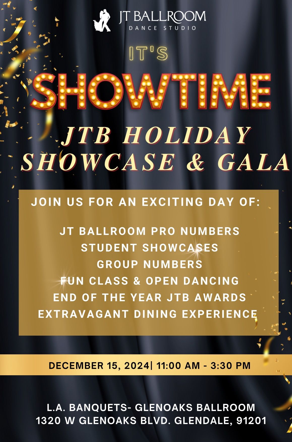 JT Ballroom Holiday Showcase and Gala