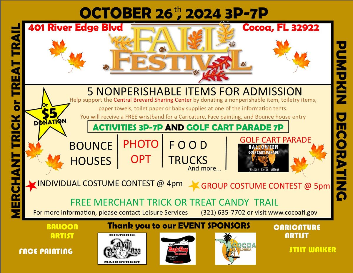 Fall Festival in Cocoa Village