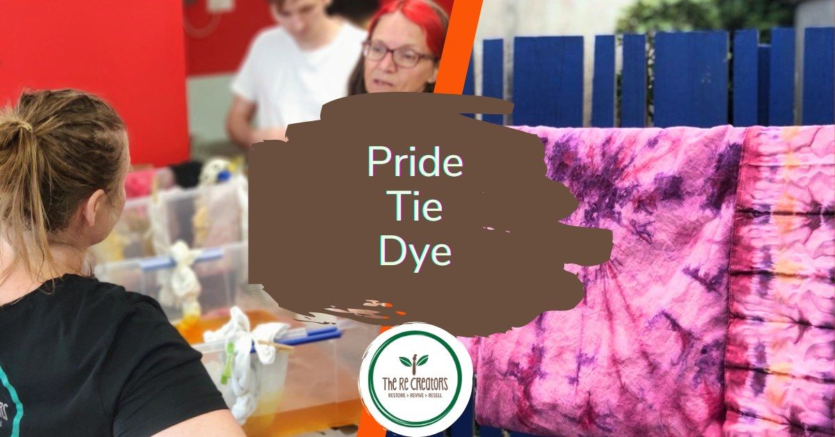 Pride Tie Dye, Arataki Visitors Centre, Saturday 8 February, 10.30am - 12.30pm