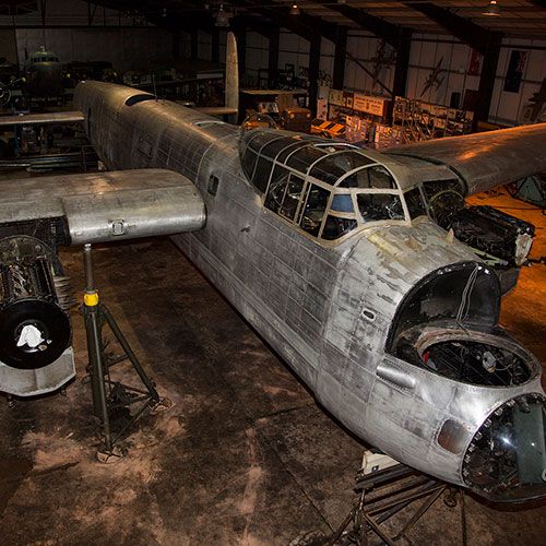 LAHC East Kirkby Avro Lancaster NX611 Winter Restoration Tour.