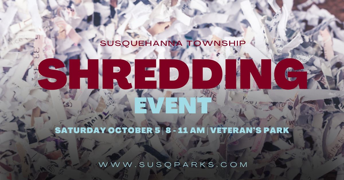 Paper Shredding Event | FREE!