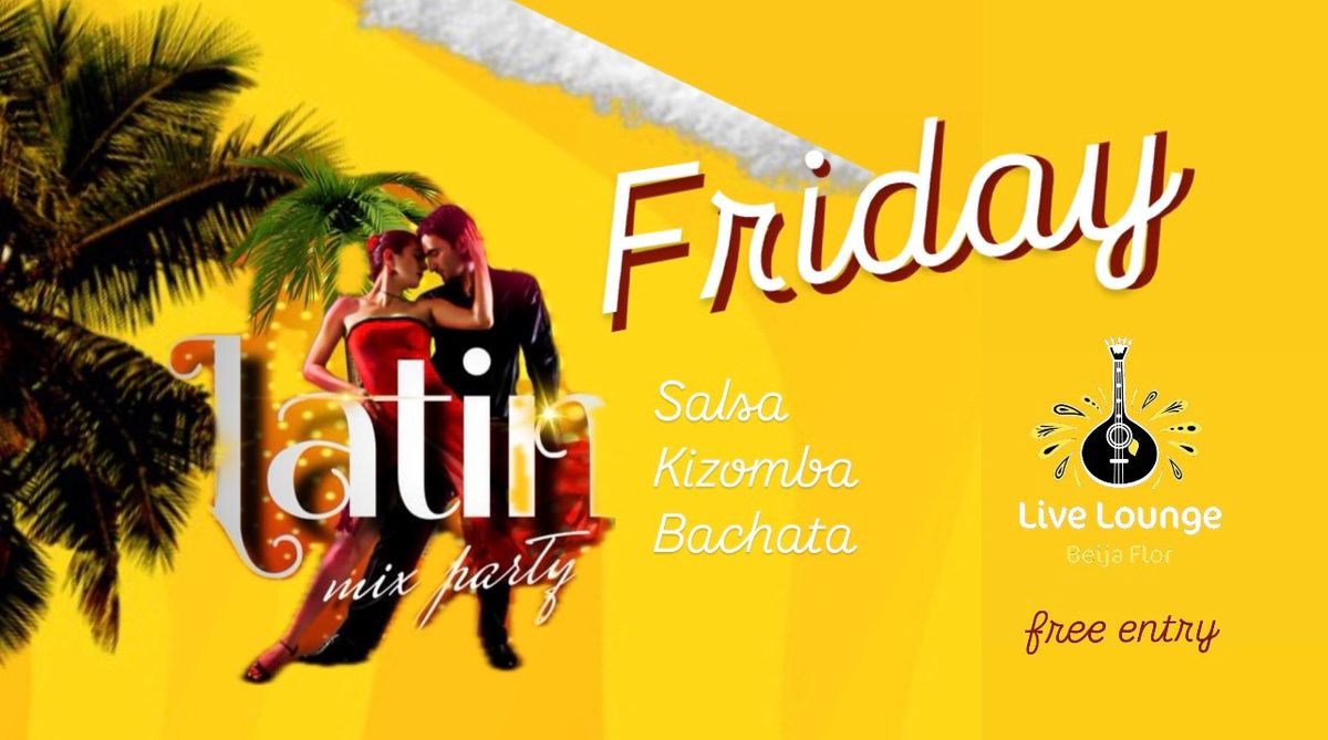 Mix salsa bachata kizomba dance social @Beijaflorlounge