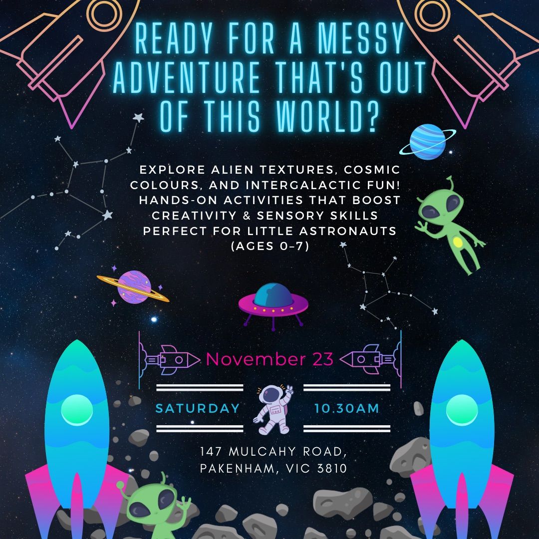 Out of This World Messy Play Session