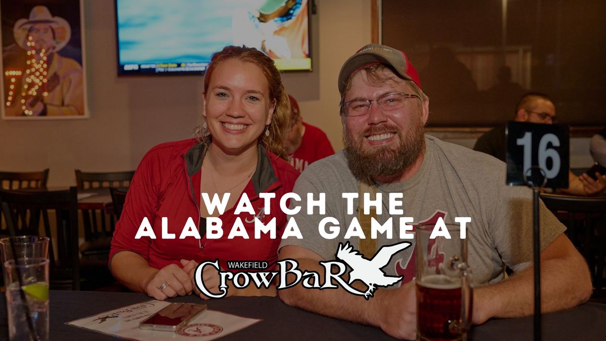 Alabama Crimson Tide Football Watch Party @ Wakefield Crowbar