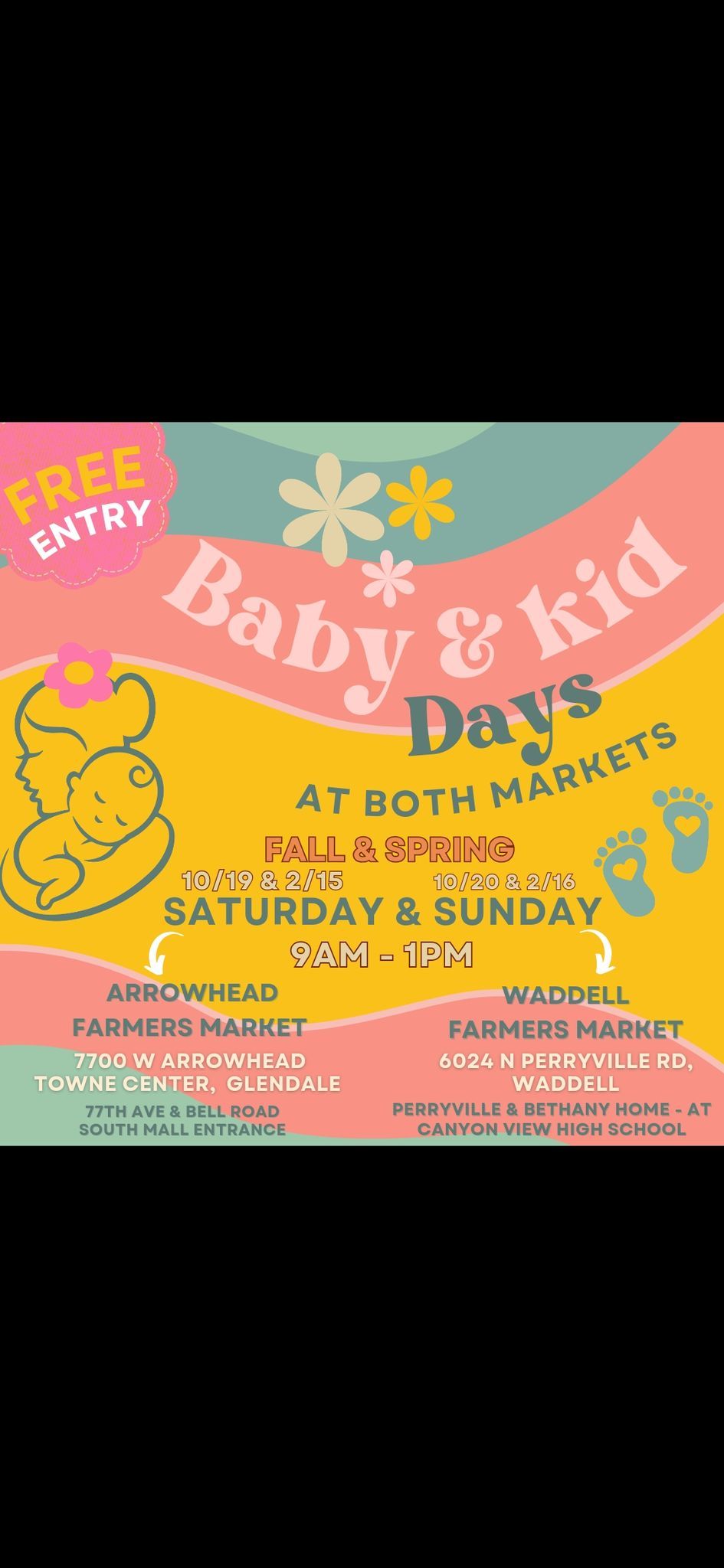 Baby & Kid day at the Arrowhead Farmers Market 