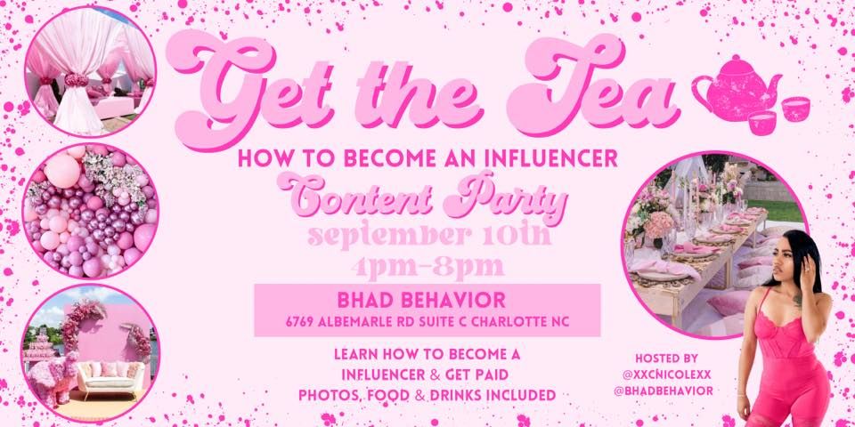 Get the Tea: How to Become an Influencer