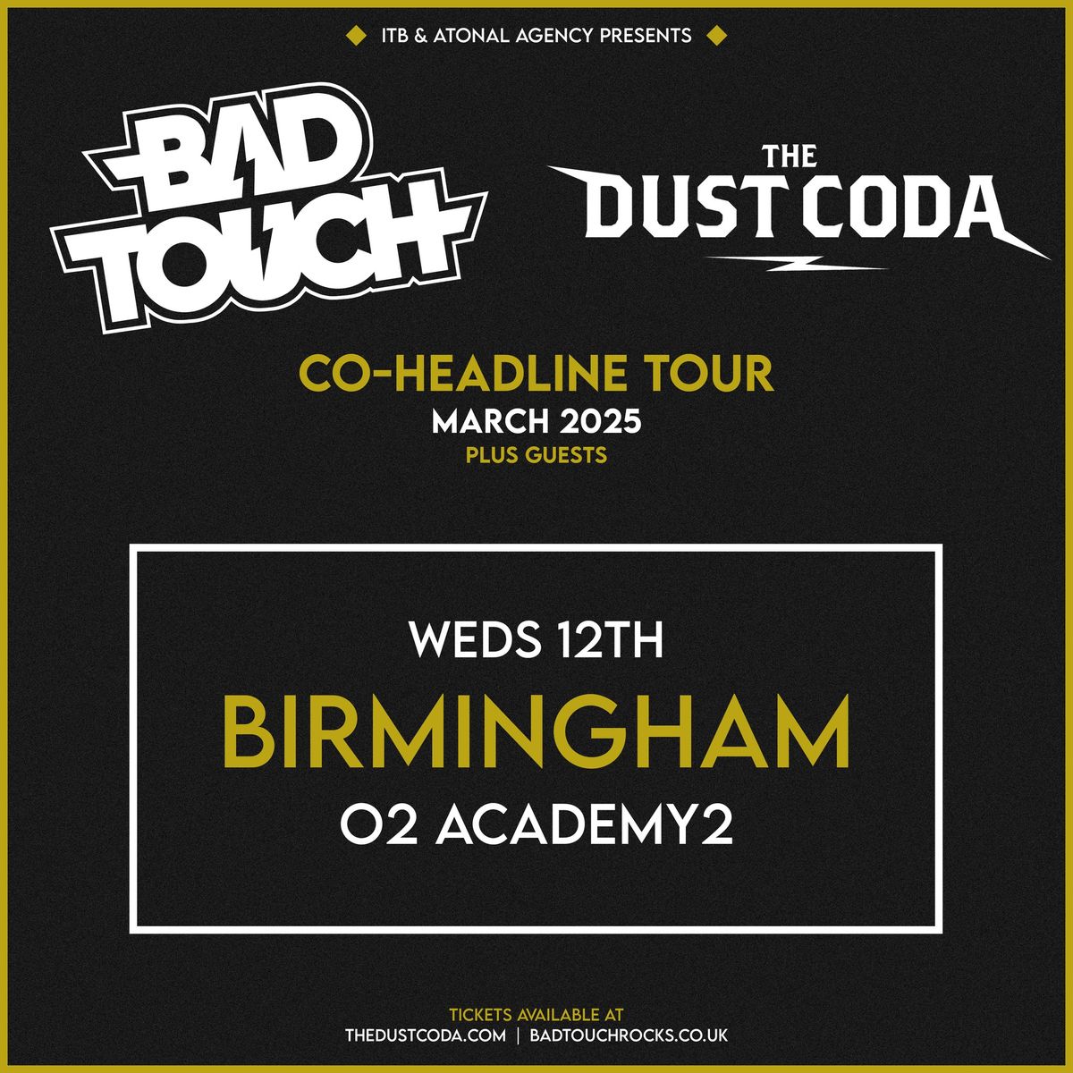 Bad Touch & The Dust Coda - live in Birmingham