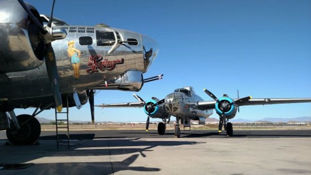 Ride the B-17 and B-25 in Owensboro, KY