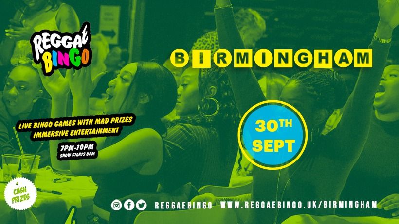 Reggae Bingo Birmingham - FRI 30th Sept