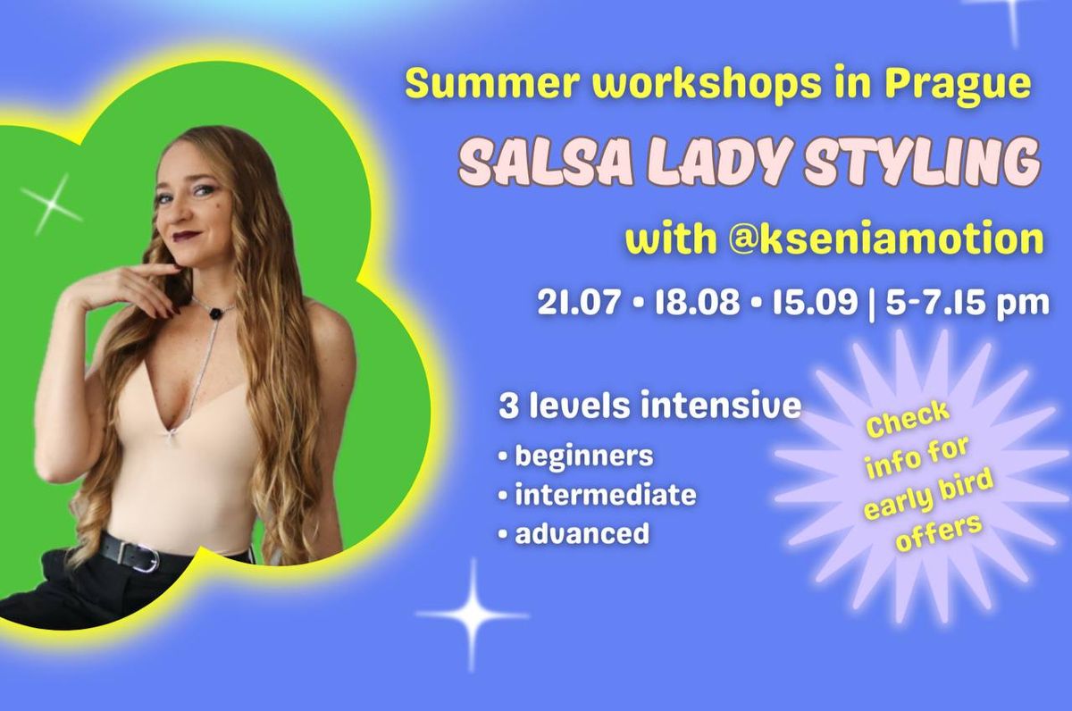 SALSA LADY STYLING | 3 summer intensives | Prague