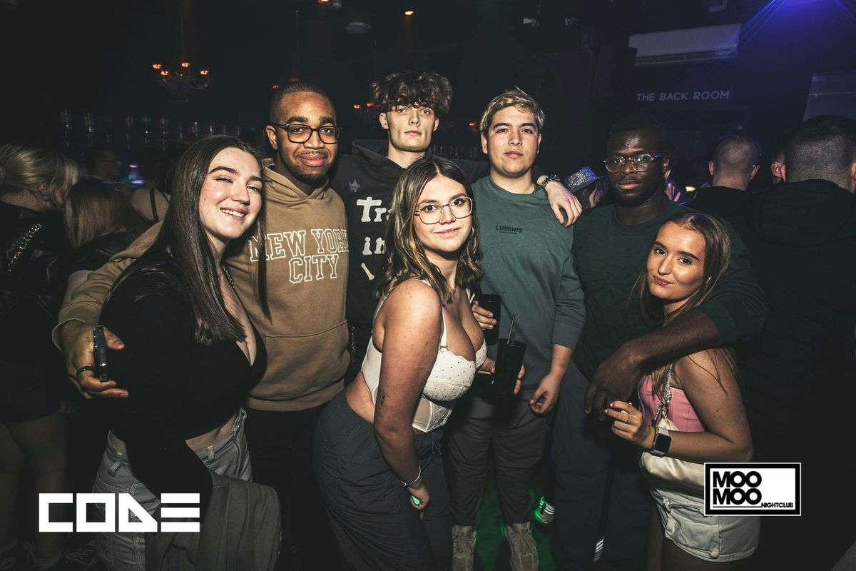 CODE Friday 14th August At MooMoo!