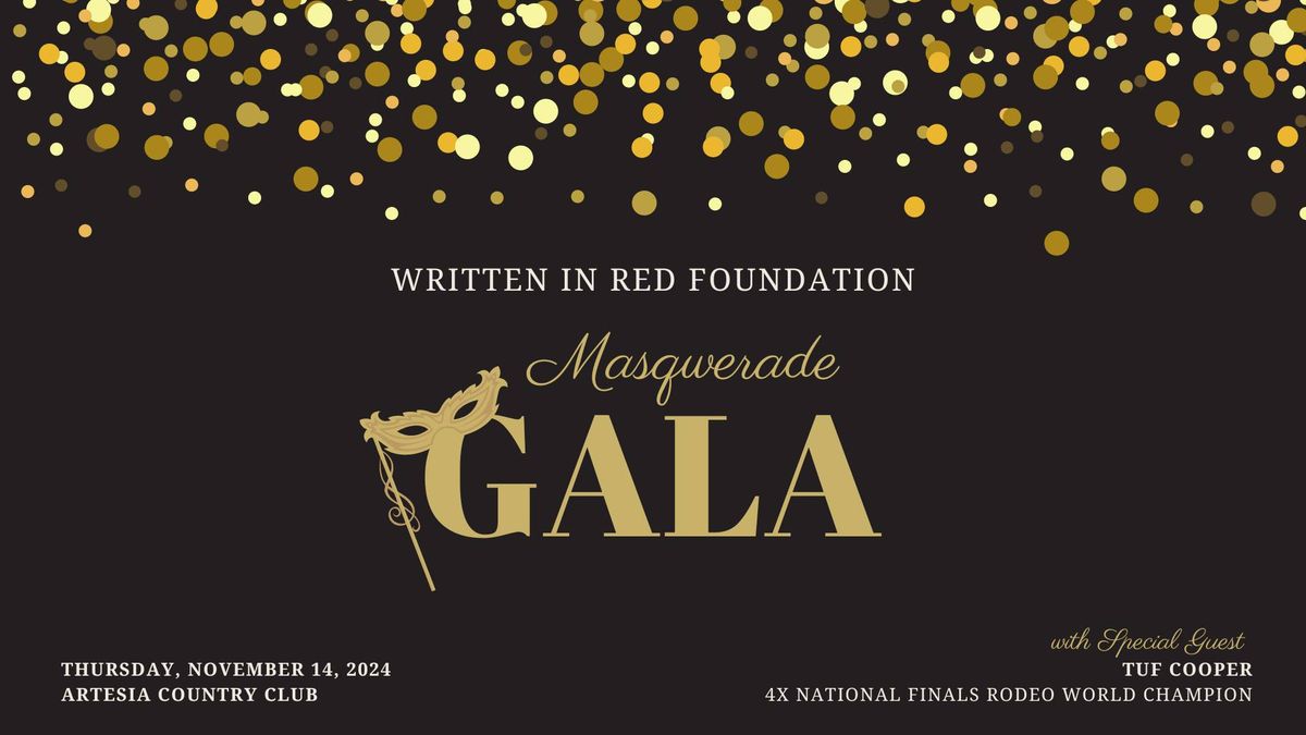 Written in Red Masquerade Gala