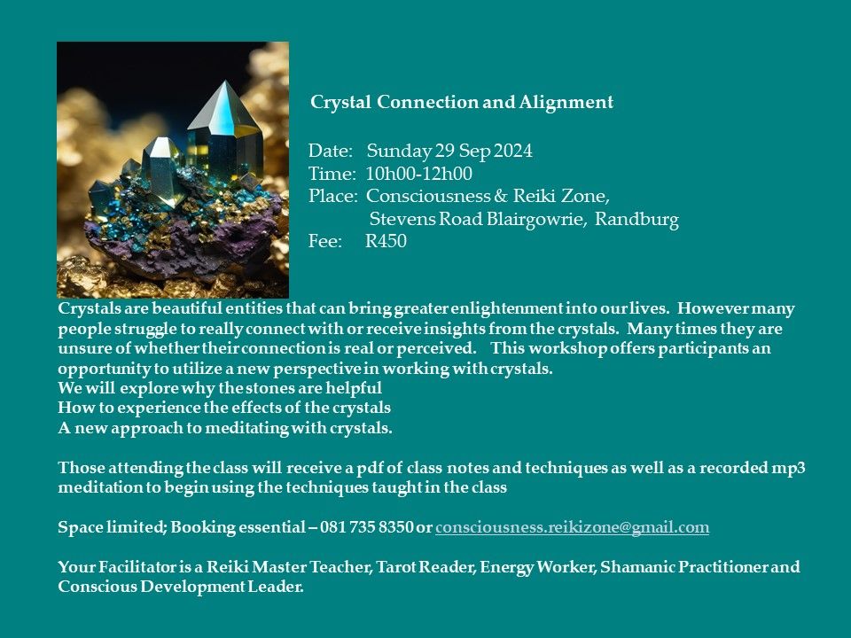 CRYSTAL CONNECTION AND ALIGMENT