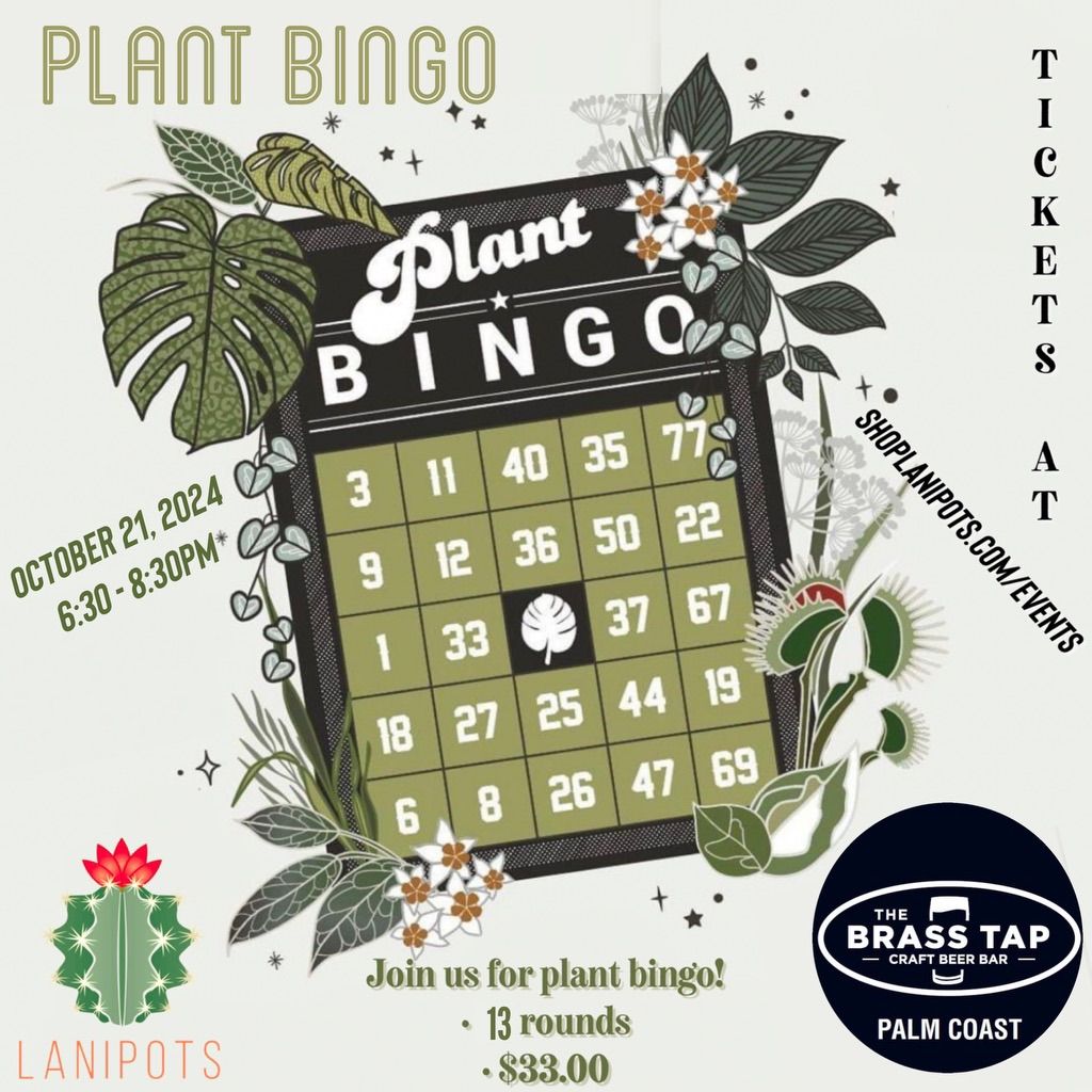 Plant \ud83e\udeb4 Bingo at The Brass Tap