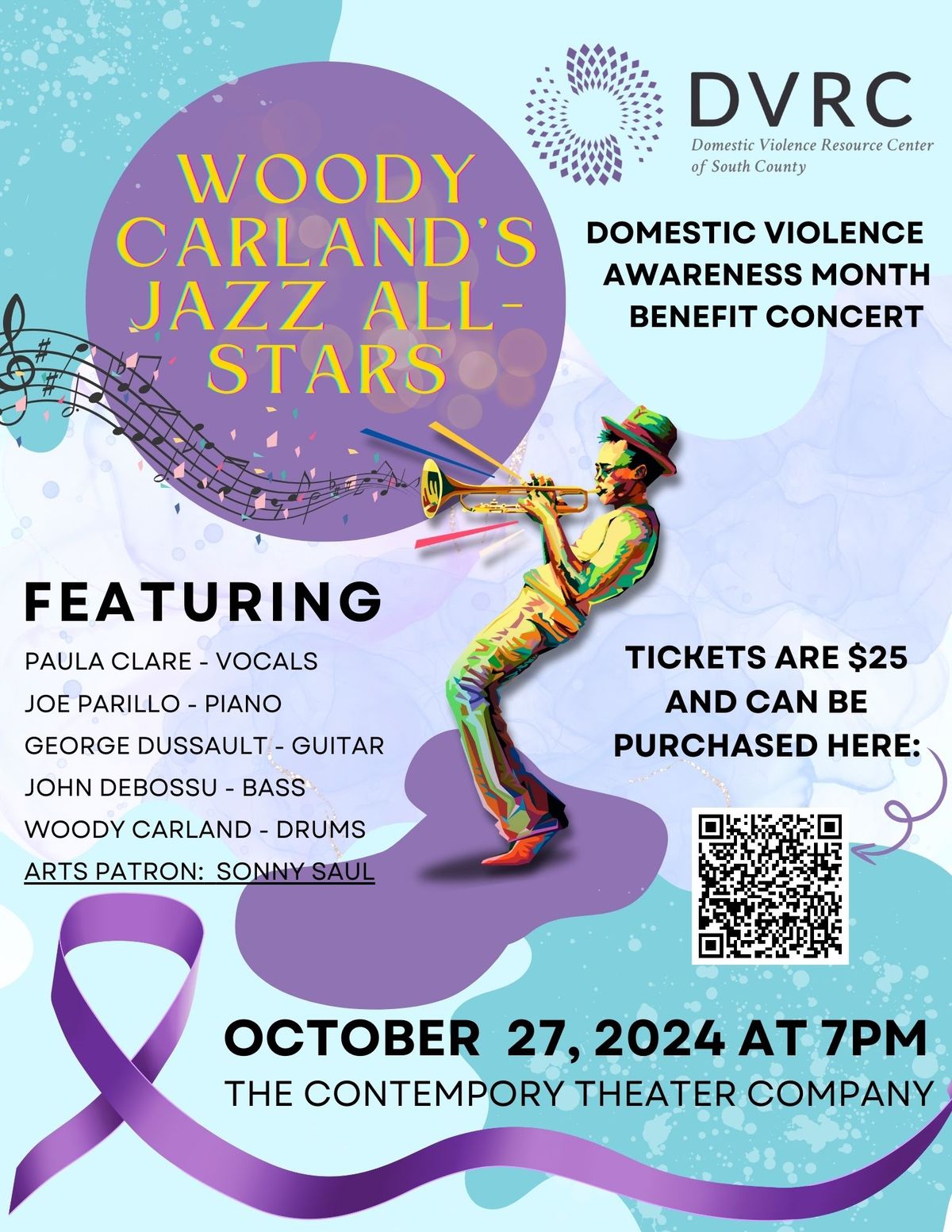 Jazz Benefit Concert for Domestic Violence Resource Center of South County