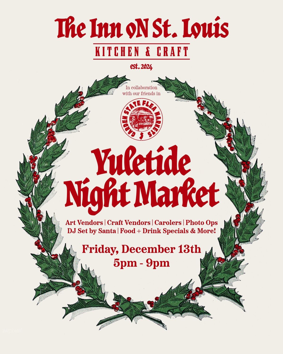 Yuletide Night Market at The Inn on St. Louis