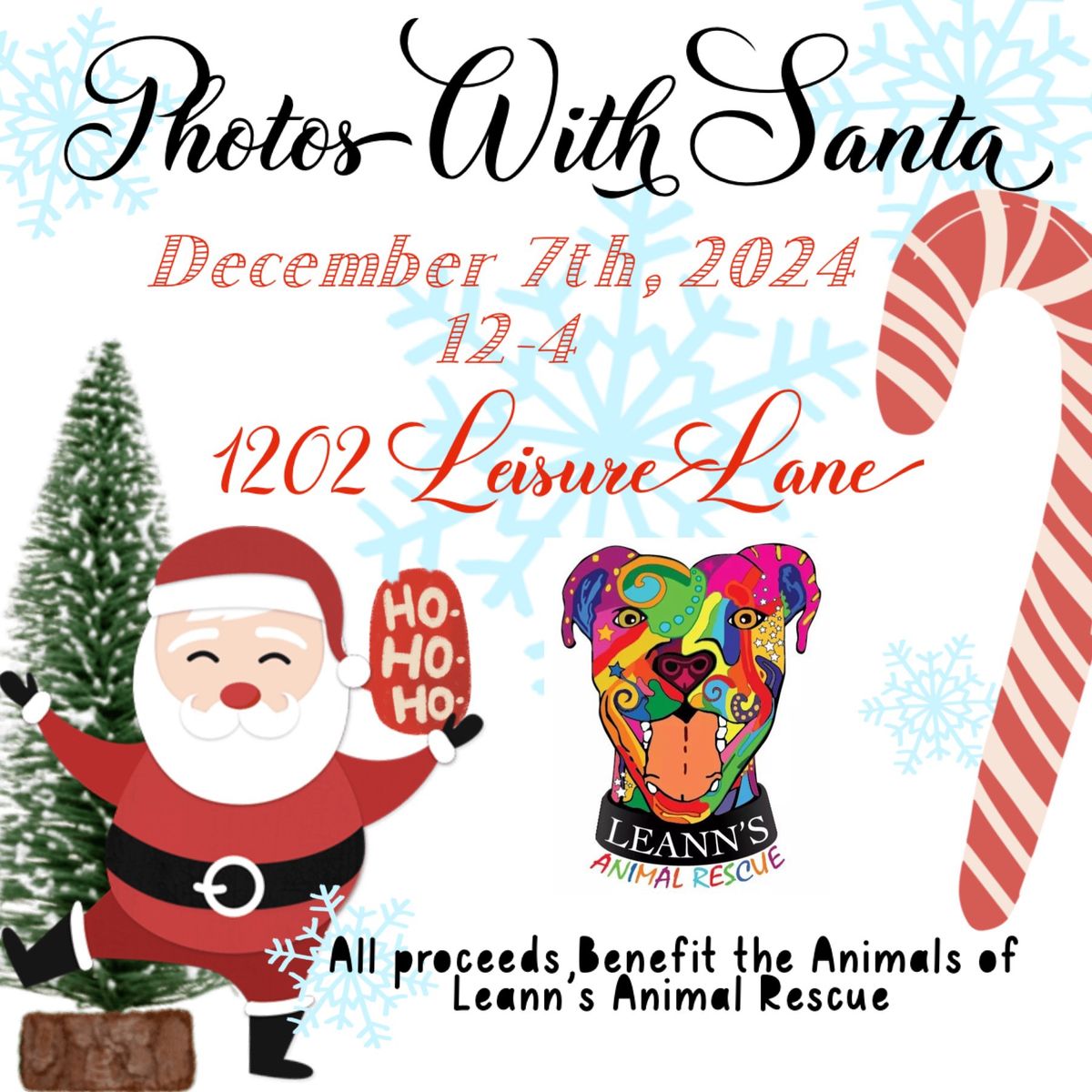 Photos with Santa in Benefit of the Animals