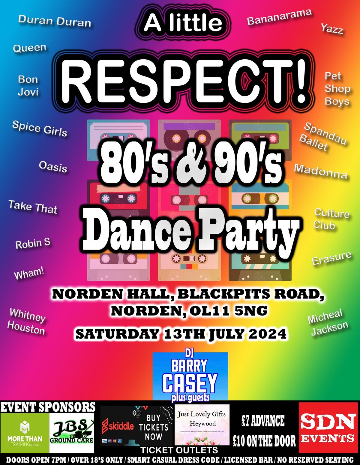 RESPECT! 80's & 90's Dance Party