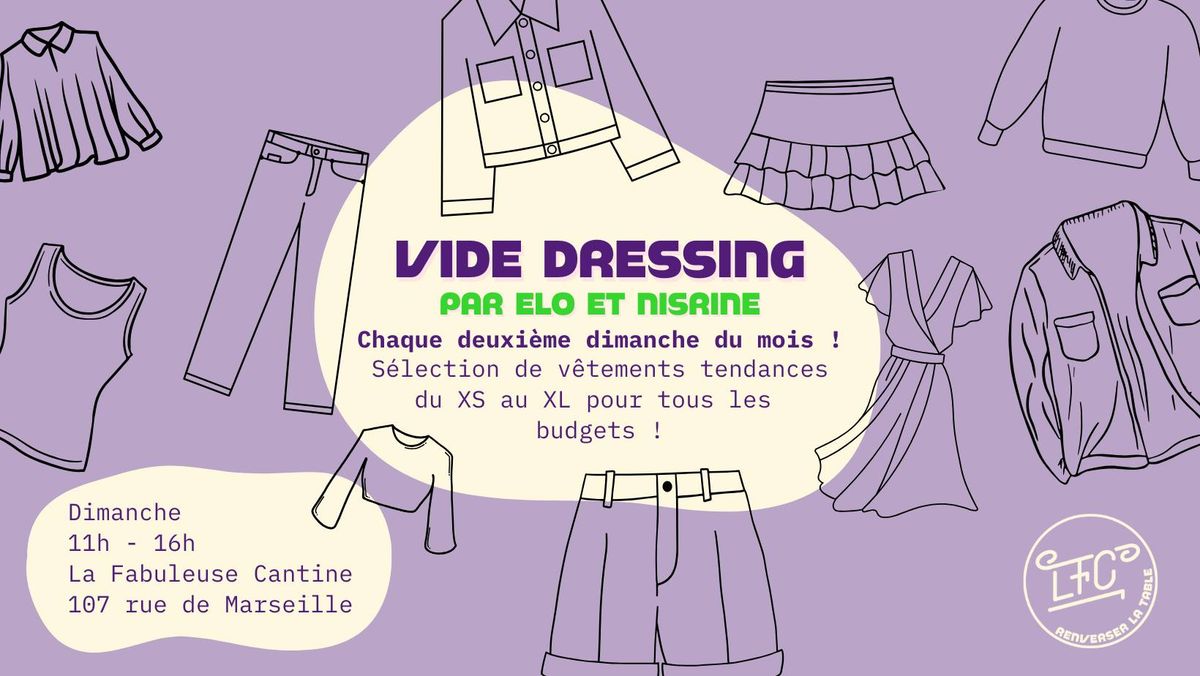 Vide-Dressing et bonnes affaires \u00e0 la Fabuleuse Cantine !