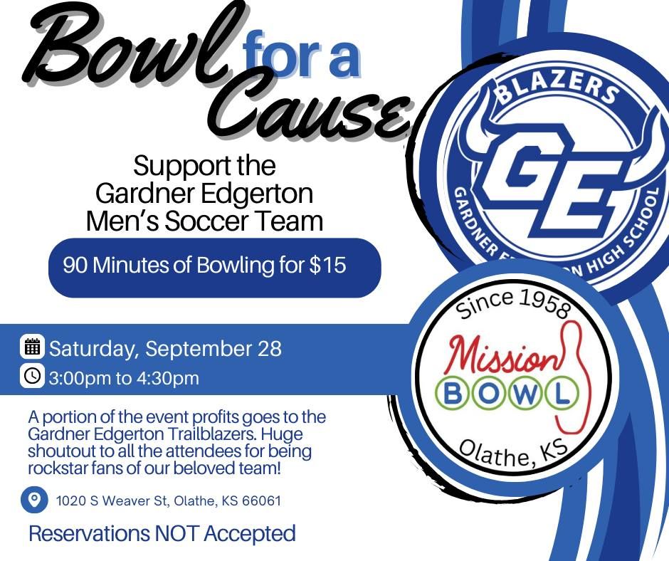 Bowling Fundraiser - Gardner Edgerton Men's Soccer Team 