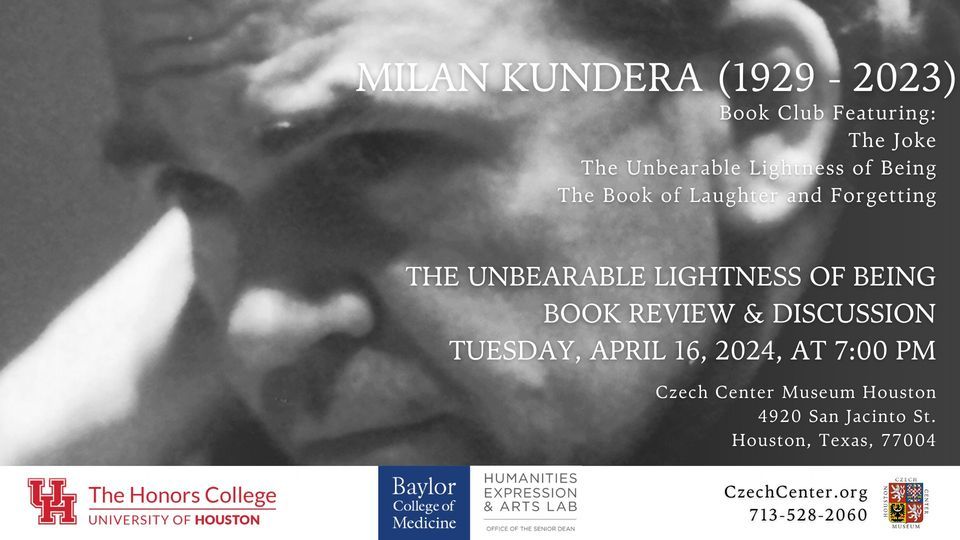 Milan Kundera Book Club Discusses The Unbearable Lightness of Being