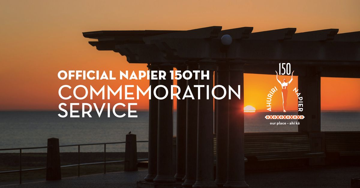 Official Napier 150th Commemoration Service