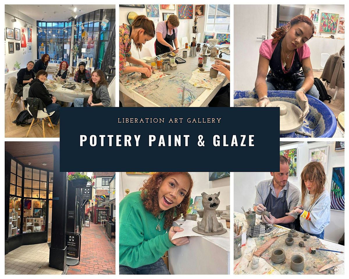 Pottery paint and glaze workshop