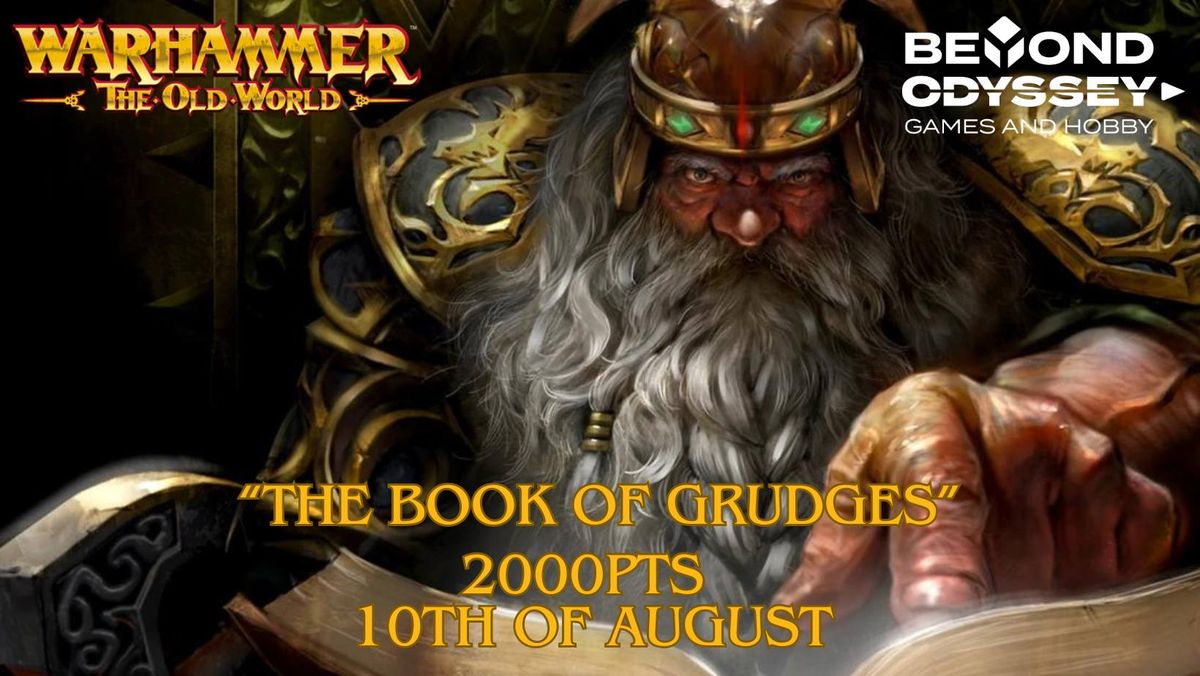"The Book of Grudges" Warhammer the Old World