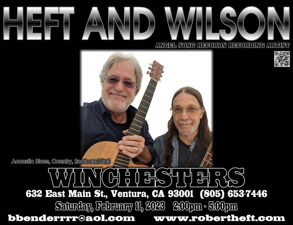 HEFT AND WILSON Winchesters Ventura, CA, Winchester GrillVentura