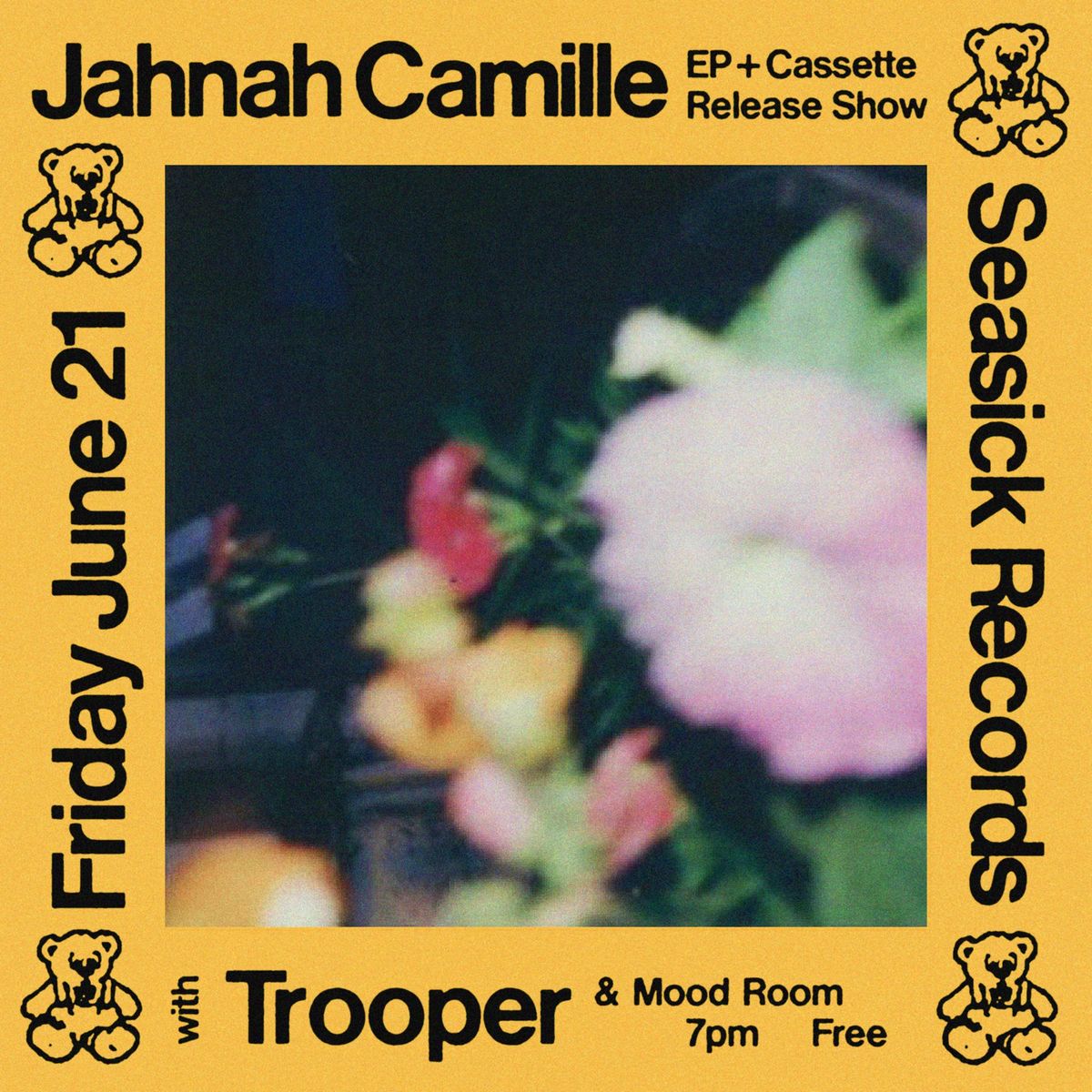 Jahnah Camille EP+Cassette Release w\/ Trooper & Mood Room