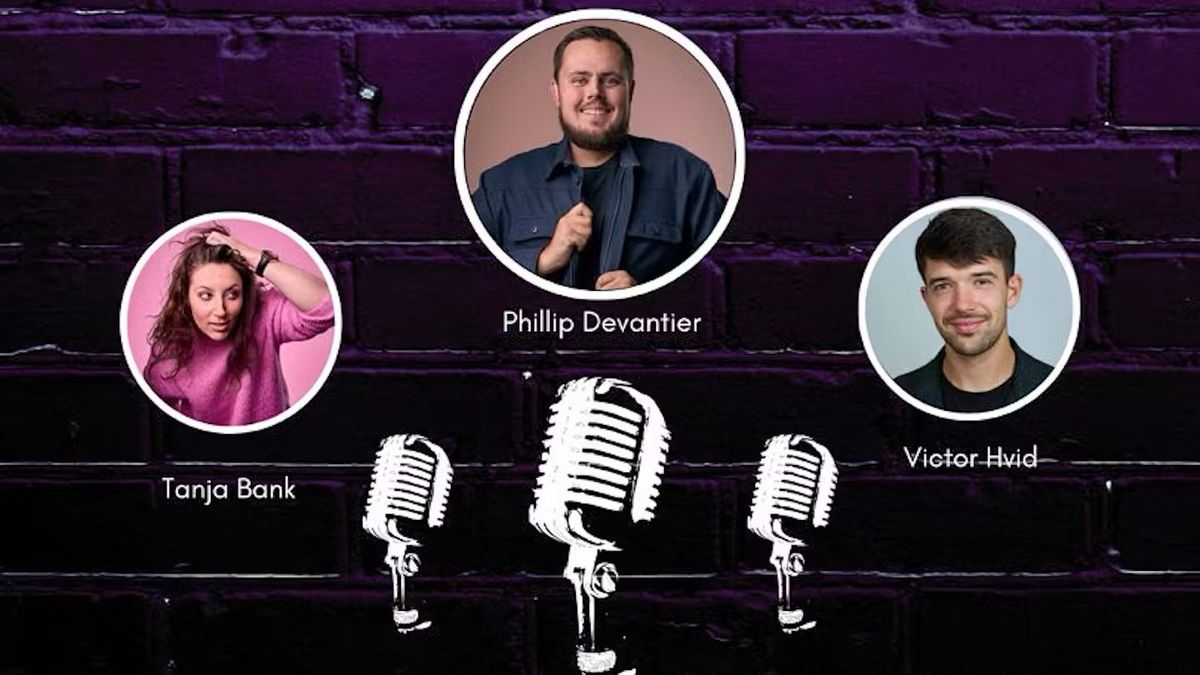 Kalundborg Comedy Club: Phillip Devantier, Victor Hvid og Tanja B\u00f8nke