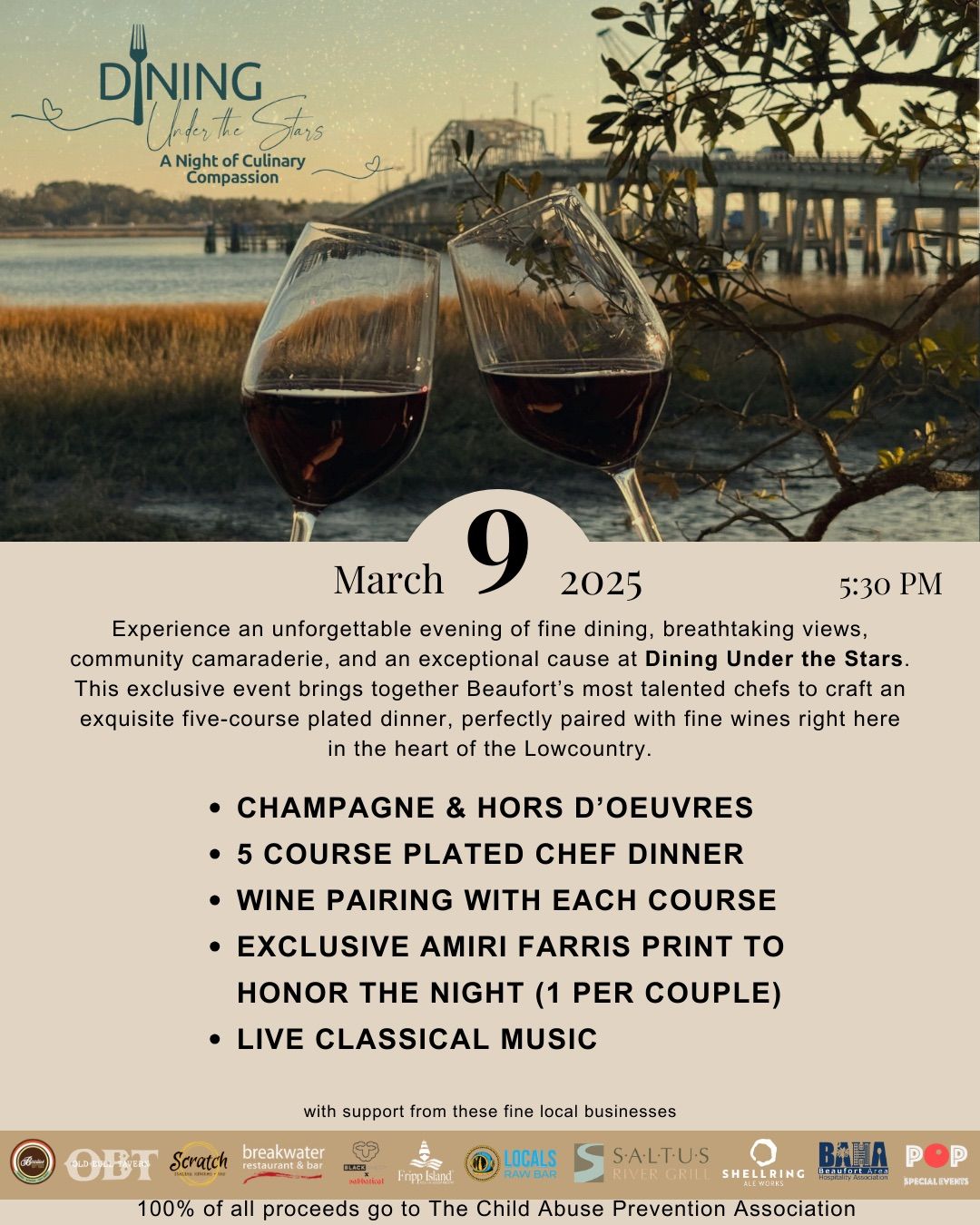 Dining Under the Stars - A Night of Culinary Compassion 