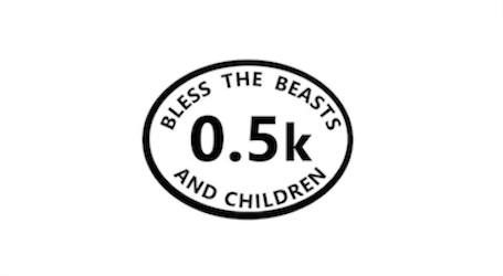 The Bless the Beasts and Children 0.5k Fun Run