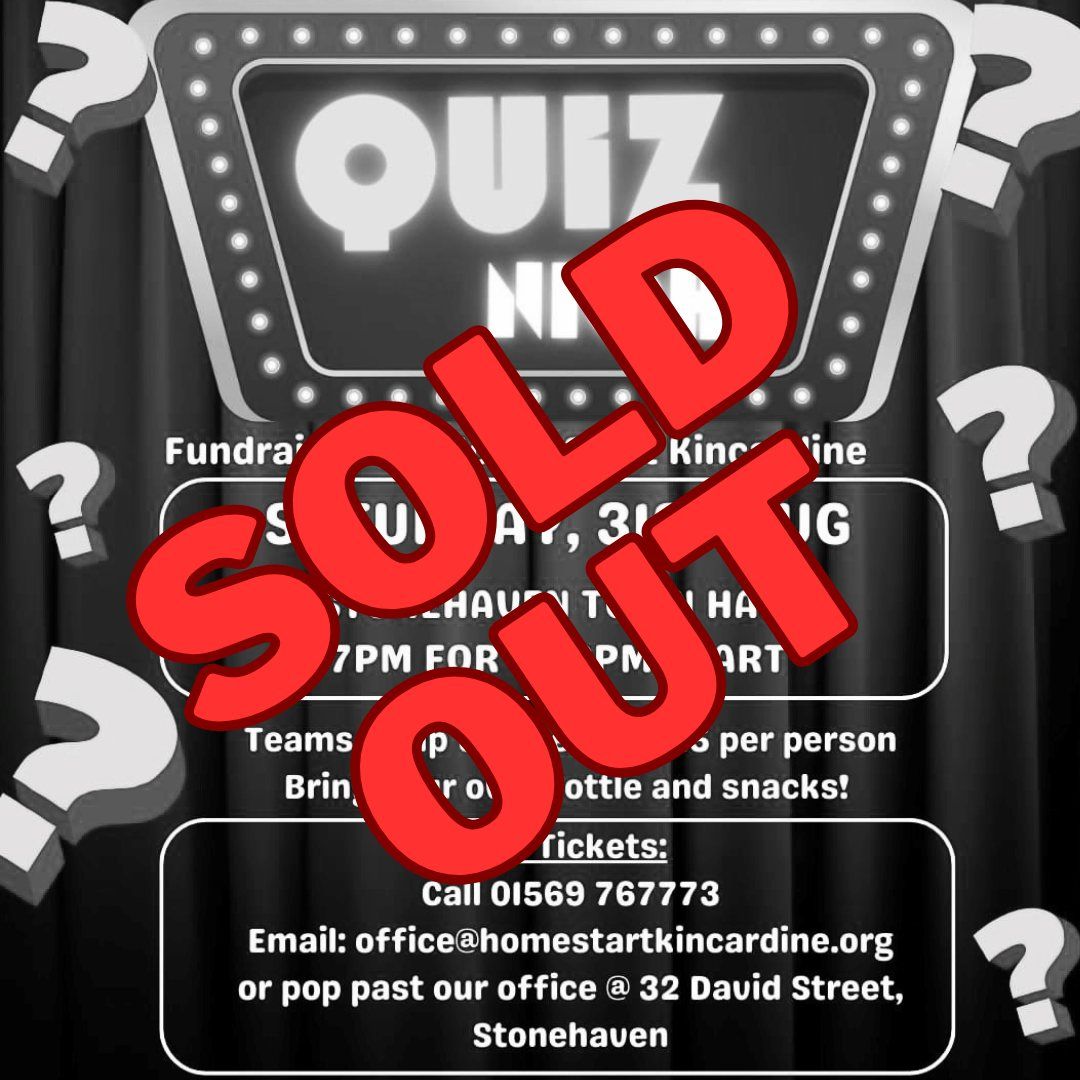 Quiz Night & Raffle (SOLD OUT)