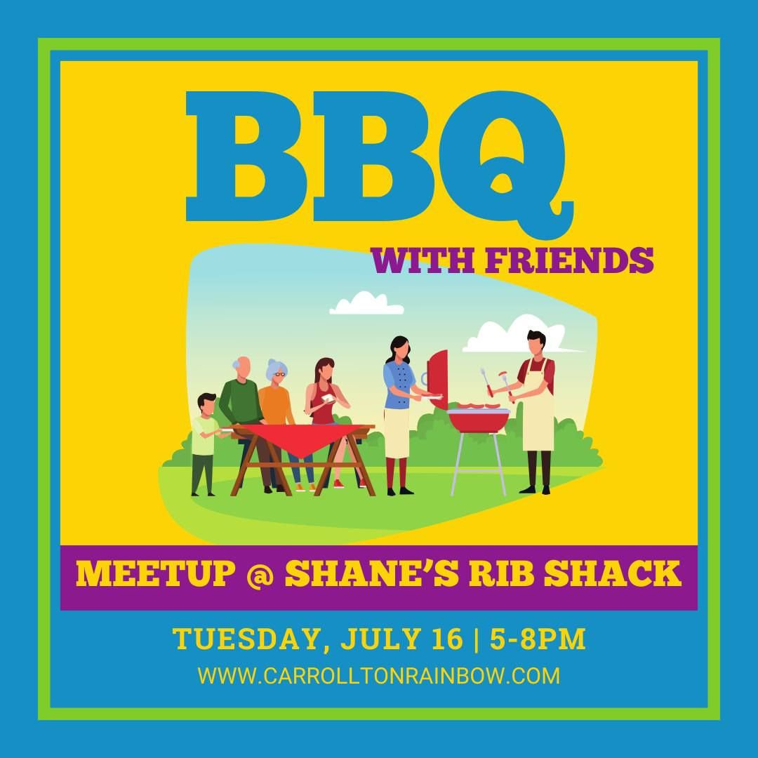 Carrollton Rainbow meetup at Shane's Rib Shack