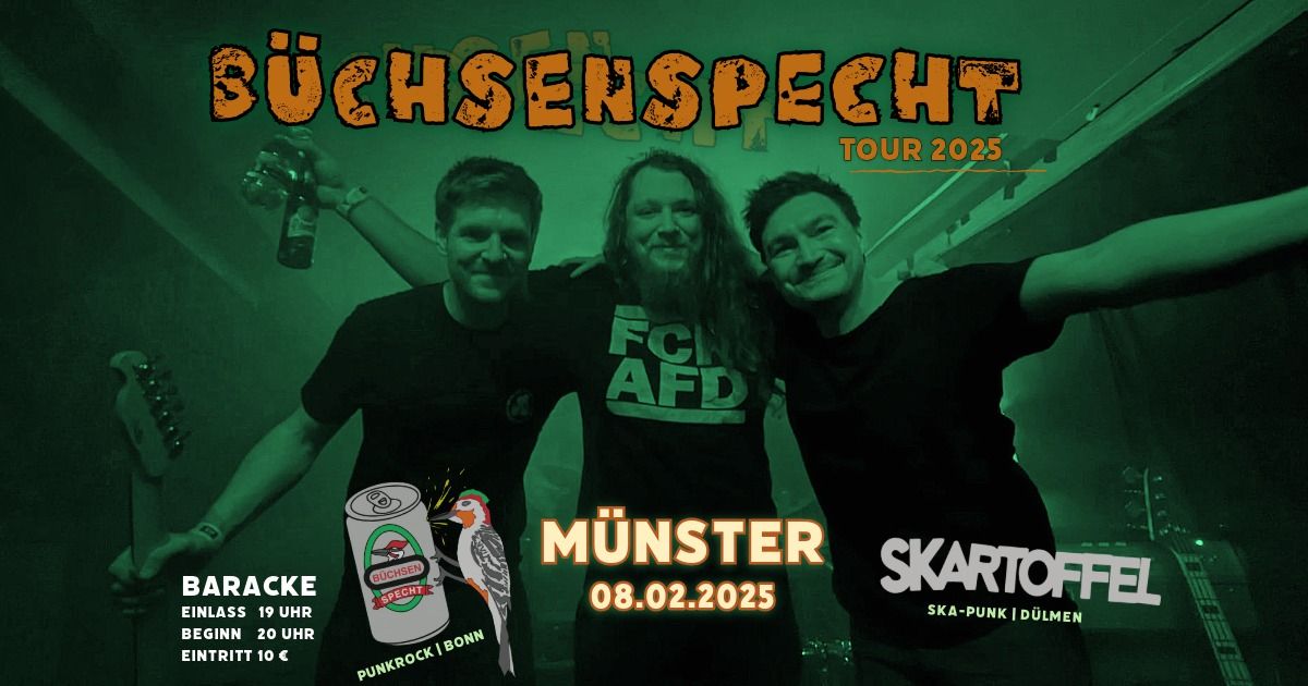 B\u00dcCHSENSPECHT mit SKARTOFFEL | 08.02.2025 | BARACKE | M\u00dcNSTER