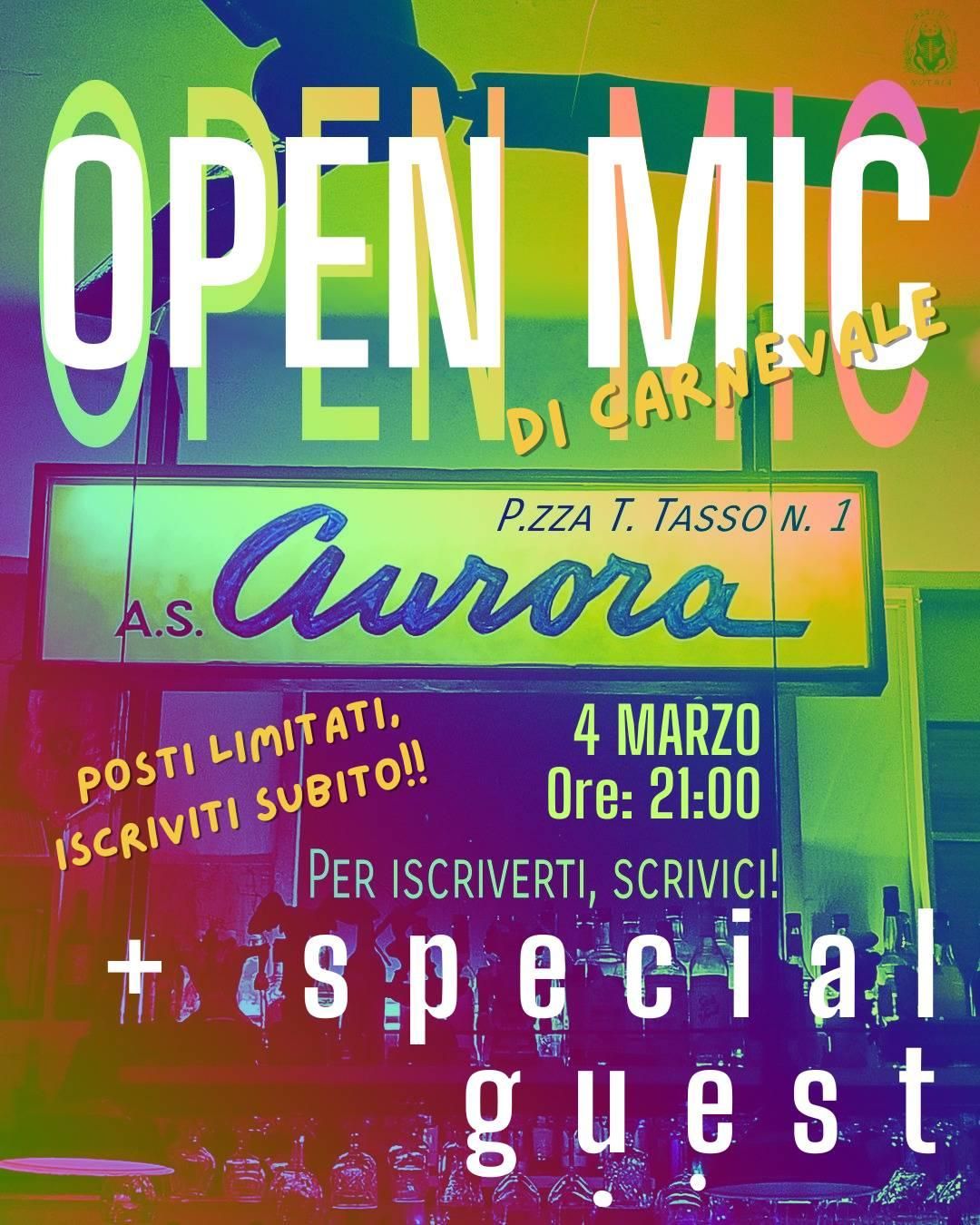 OPEN MIC + SPECIAL GUEST 