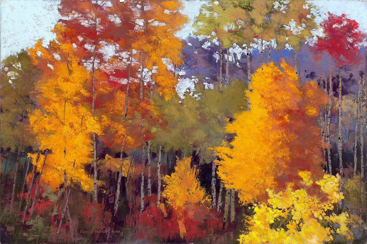 Adult Art Workshops - Chalk Pastel Fall Landscape