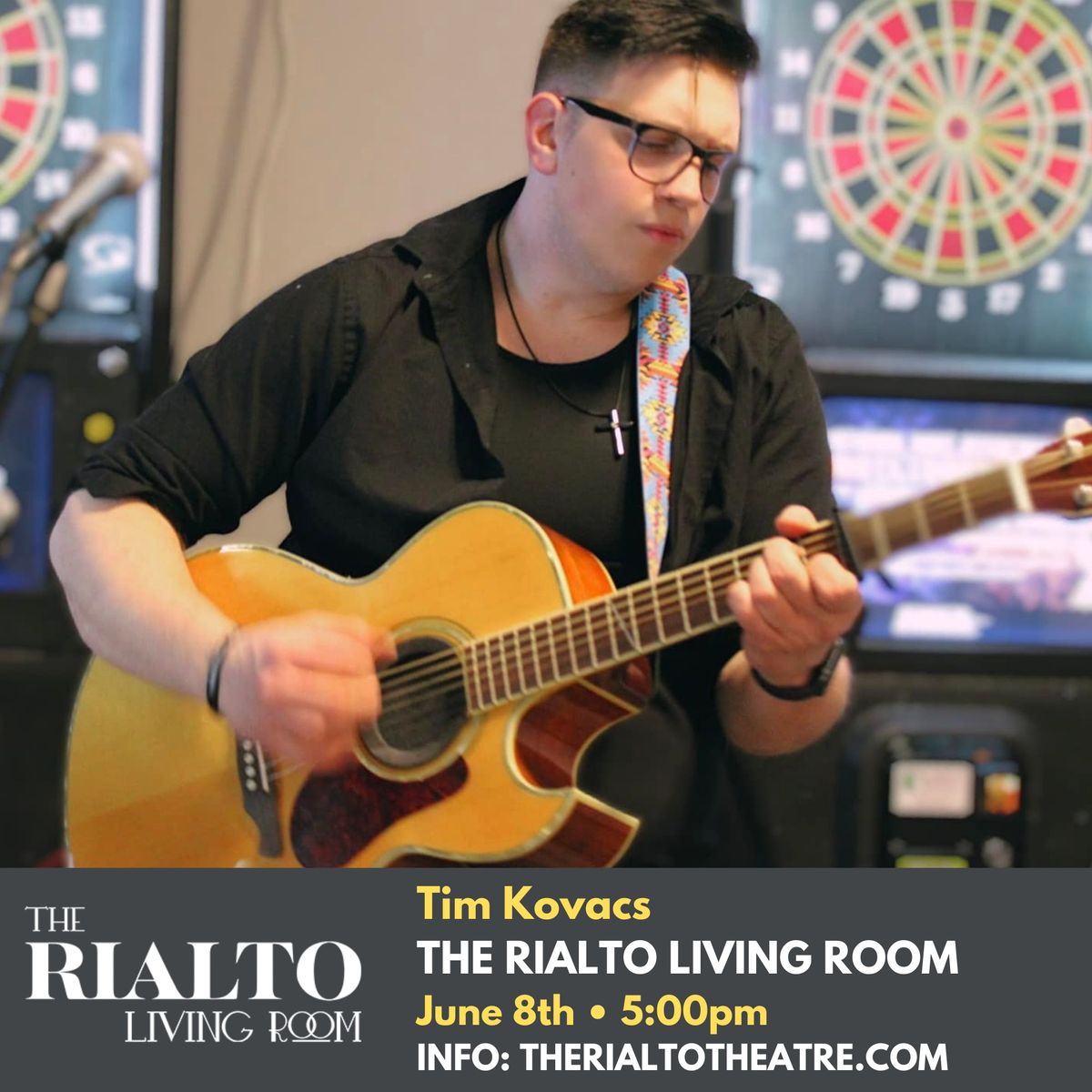 Tim Kovacs in The Rialto Living Room