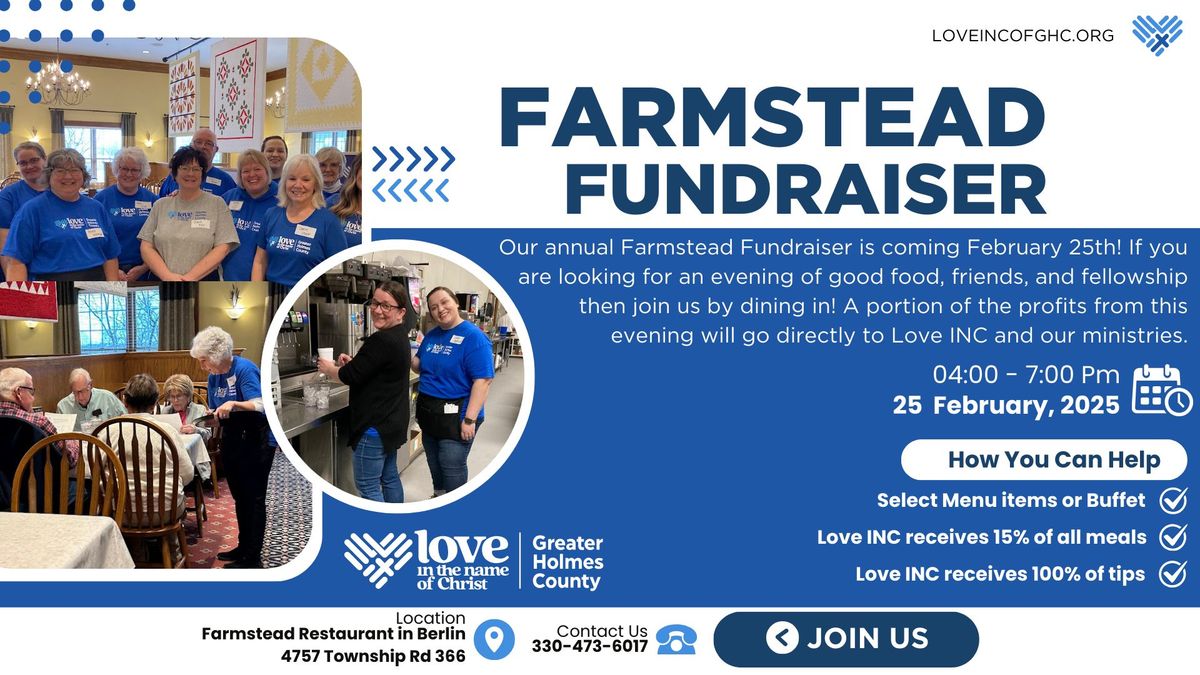 Annual Love INC Farmstead Fundraiser