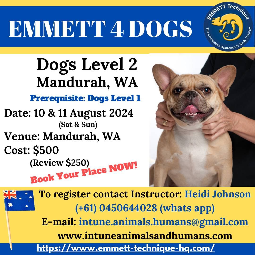 EMMETT 4 Dogs - Level 2 - Mandurah, WA - 10 & 11 August 2024