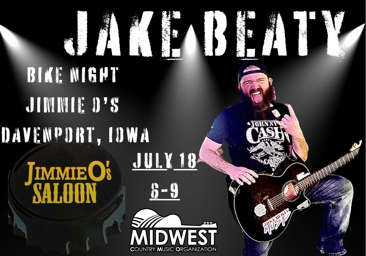 Jake Beaty at Jimmie O\u2019s Saloon- Bike Night!