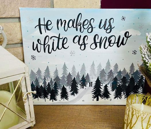 Christmas Help 2022 Alpena Michigan Moms' Night Out Painting Party, Alpena, Michigan, 28 January 2022